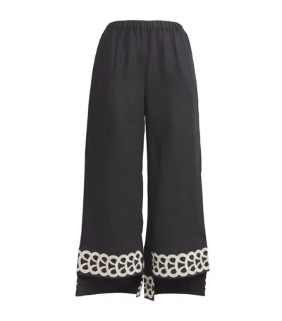 BY MALENE BIRGER ORGANIC LINEN MIRABELLOS TROUSERS