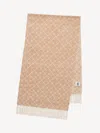 By Malene Birger Ortega Cashmere-blend Scarf In Brown