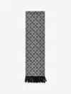 By Malene Birger Ortega Cashmere-blend Scarf In Light Grey Melange