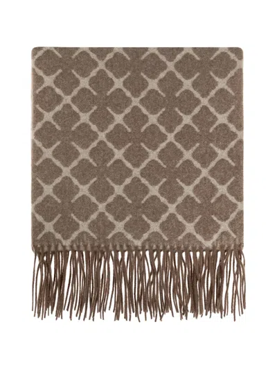 By Malene Birger Ortega Fringed-edge Scarf In Multi