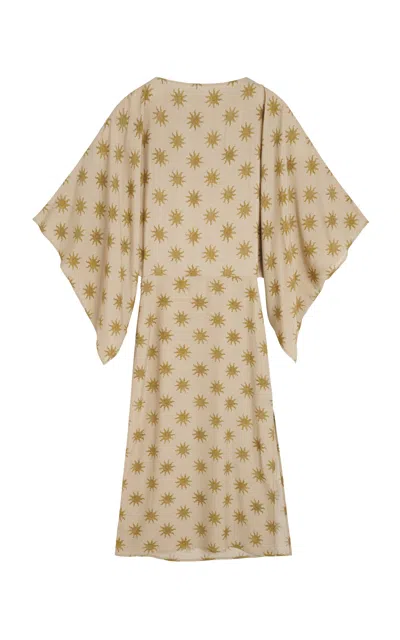 By Malene Birger Ottilia Silk-blend Maxi Dress In Print