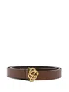 By Malene Birger Ouma Buckled Leather Belt In Brown