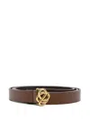 By Malene Birger Ouma Buckled Leather Belt In Brown