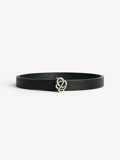 By Malene Birger Ouma Leather Belt In Black