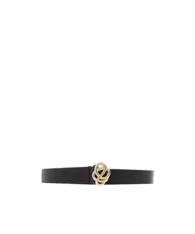 By Malene Birger Ouma Leather Belt In Black