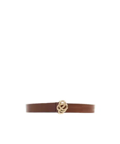 By Malene Birger Ouma Leather Belt In Brown