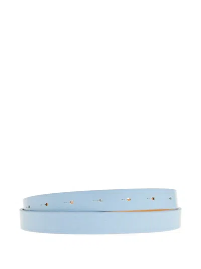 By Malene Birger Ouma Leather Belt In Burgundy