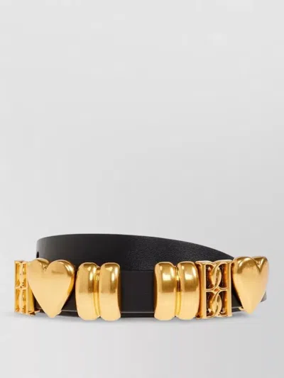 By Malene Birger Ounlas Belt Adjustable Length Gold Hardware Hearts