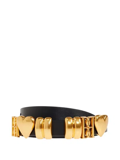 By Malene Birger Ounlas Heart-detail Belt In Black