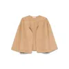 By Malene Birger Jacquie Wool Jacket In Nude