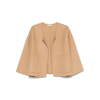 By Malene Birger Jacquie Wool Jacket In Sand