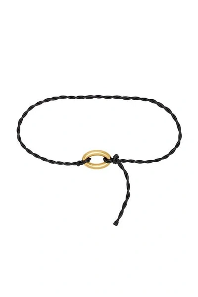 By Malene Birger Ova Small Belt In Gold