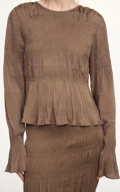 By Malene Birger Ovas Top In Brown
