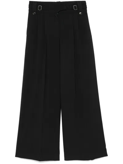 By Malene Birger Palazzo Trousers In Black  