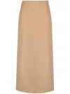 Shop By Malene Birger Palomie Skirt In 144 Dark Sand