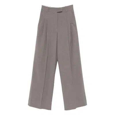 By Malene Birger Cymbaria High-waist Trousers In Gray