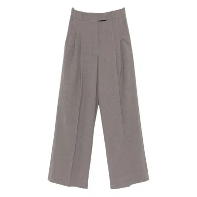 By Malene Birger Pants Gray In Multi