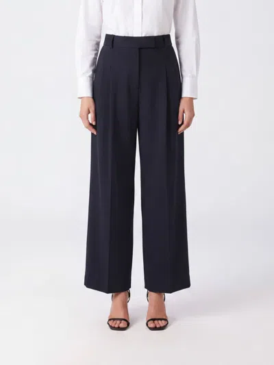 By Malene Birger Pants Woman Color Black In Blue