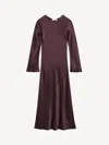 By Malene Birger Parisa Silk Maxi Dress In Purple