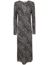 By Malene Birger Zebra Parise Maxi Dress In Black