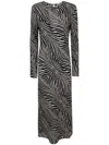 By Malene Birger Zebra Parise Maxi Dress In Black
