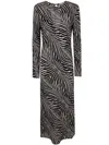 By Malene Birger Parise Maxi Dress In Zebra Print