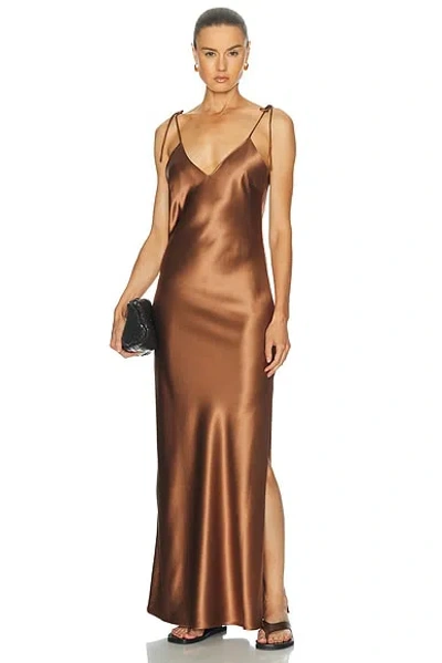 By Malene Birger Pascale Dress In Brown