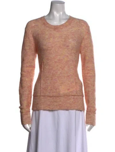 Pre-owned By Malene Birger Patterned Crew Neck Sweater In Pink