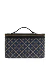 By Malene Birger Patterned Vanity Bag In Blue