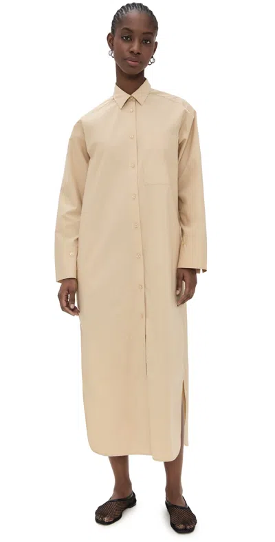By Malene Birger Perros Dress Dark Sand