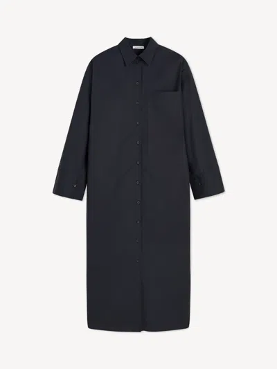 By Malene Birger Perroti Organic Cotton Maxi Dress In Black