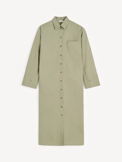 By Malene Birger Perroti Organic Cotton Maxi Dress In Green