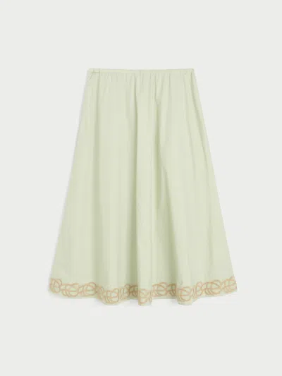 By Malene Birger Pheobes Organic Cotton Skirt In Neutral