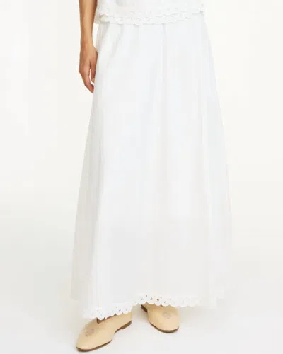 By Malene Birger Pheobes Organic Cotton Skirt In White