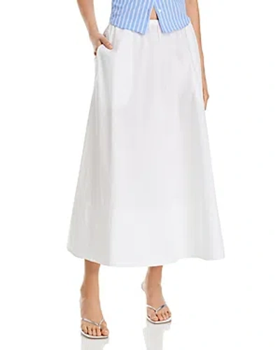 By Malene Birger Phoebes Cotton Skirt In Pure White