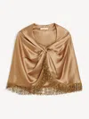 By Malene Birger Pinlo Cape In Toasted Coconut