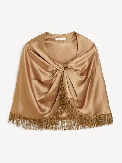 By Malene Birger Pinlo Cape In Toasted Coconut
