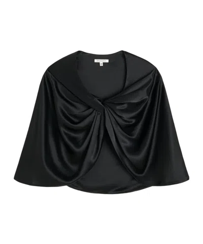 By Malene Birger Pinlos Ruched Stole In Black