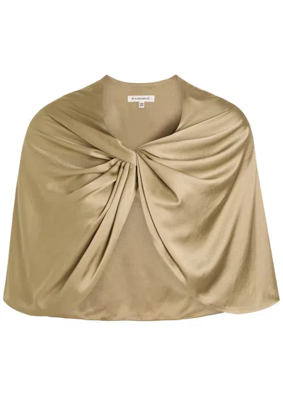 By Malene Birger Pinlos Twisted Satin Scarf