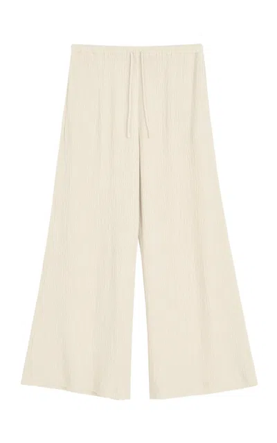 By Malene Birger Pisca Weave Pants In Off-white
