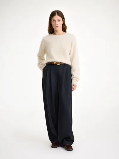 By Malene Birger Piscali Mid-waist Trousers In Black