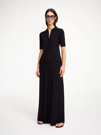 BY MALENE BIRGER PISCATA WIDE-LEG TROUSERS