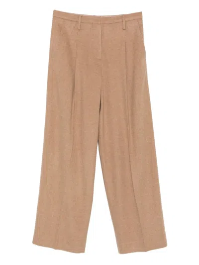 BY MALENE BIRGER PLEATED BELT-LOOPS TROUSERS