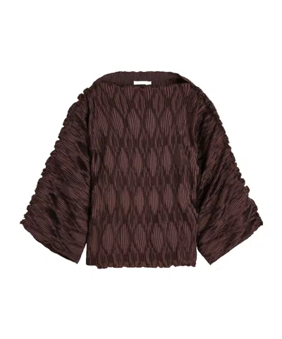 BY MALENE BIRGER TRALLUMAN PLEATED-PANEL BLOUSE