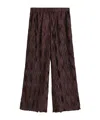 By Malene Birger Pleated Wide-leg Casual Pants In Black