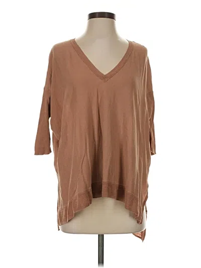 Pre-owned By Malene Birger Poncho In Brown
