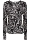 By Malene Birger Pricilla Light Sweater Clothing In Zebra Print