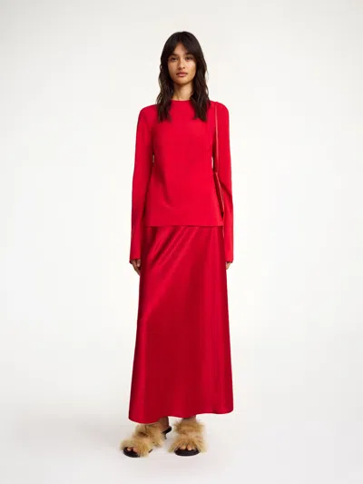By Malene Birger Pricilla Top In Dark Chilli