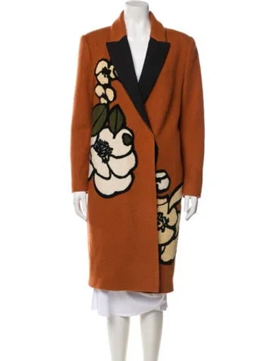 Pre-owned By Malene Birger Printed Coat In Multi