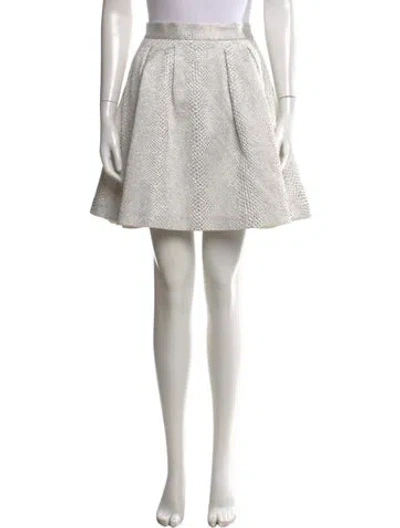 Pre-owned By Malene Birger Printed Mini Skirt In Multi